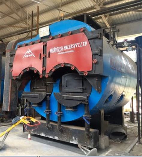 Briquettes Fired Boilers - Wood & Coal Fired 1000 Kg/hr Steam Boiler ...