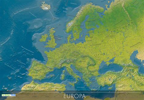 Europe Satellite Map