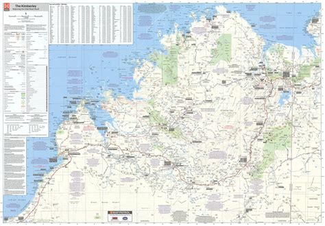 Kimberley Hema Map laminated, Buy Wall Map of the Kimberley - Mapworld
