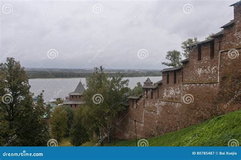 Kremlin in Nizhny Novgorod, Russian Federation Stock Image - Image of ...