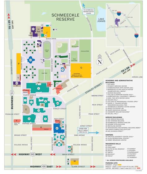 Campus Map | University of Wisconsin-Stevens Point Visitor Guide