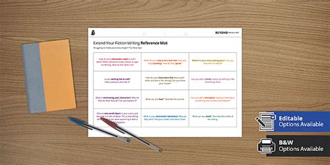 KS3 English Language Fiction Writing Activities | Beyond