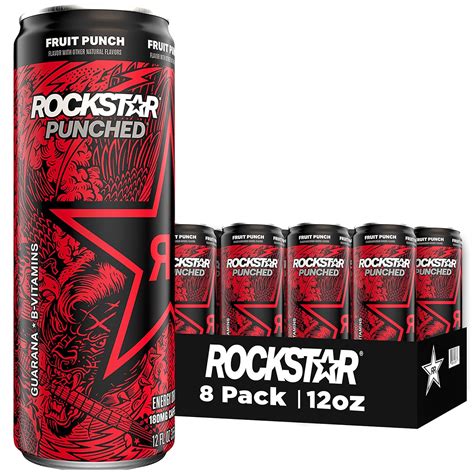 Rockstar Punched Energy Drink - Sabor de Punzón de Chile | Ubuy