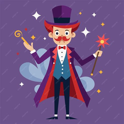 Magician Clip Art Vector Design Work | Premium AI-generated vector