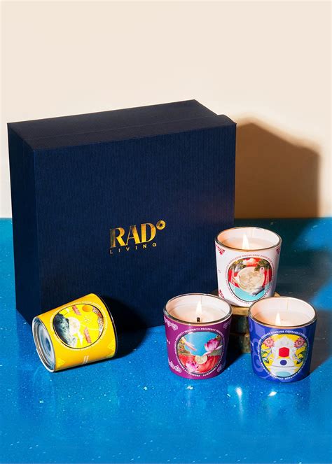 Get Abundance Gift Set - 4 Scented Votive Candles at ₹ 1299 | LBB Shop