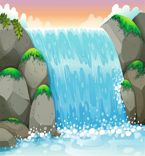 Waterfall Clipart Illustrations, Royalty-Free Vector Graphics & Clip ...