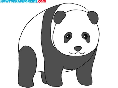 How to Draw a Panda Bear - Easy Drawing Tutorial For Kids