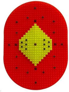 star health mart accupressure mats pointed Acupressure Matt Super Leg ...