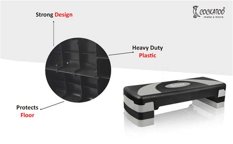 Buy Cockatoo GY32 Adjustable Professional Training Aerobic Stepper ...