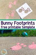 Image result for Easter Bunny Footprint Art