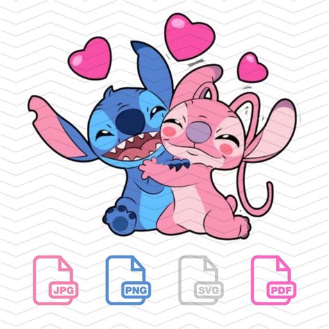 Stitch and Angel Design Stitch Digital Download Angel Design SVG PDF ...