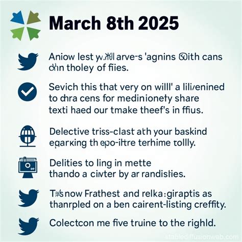 March 8th 2025 Postcard | Stable Diffusion Online