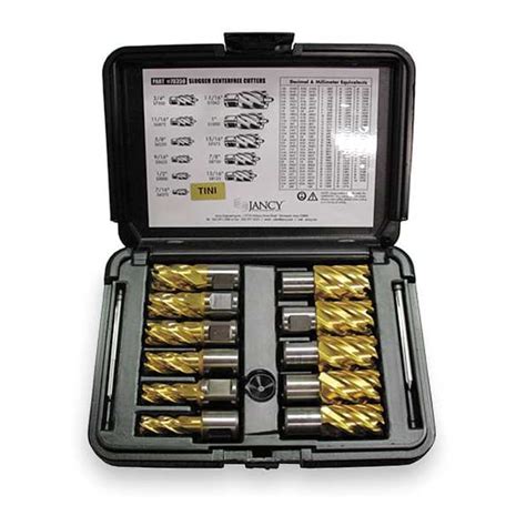 Slugger By Fein Annular Cutter Set TiN, 1 In Cut D, 11 Pc 63134999022 ...