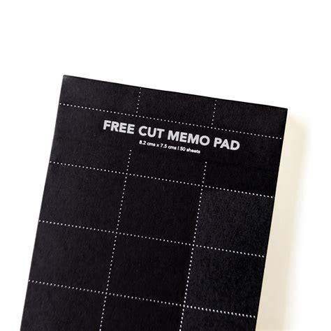 Free Cut Memo Pad Bundle | Set of 2 – The Black Canvas