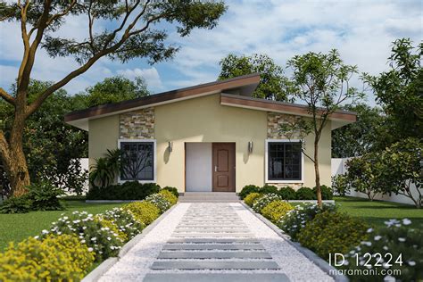 Small 2 Bedroom House Plan - ID 12224 - Design by Maramani.com