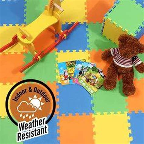 KOBO EVA Foam Puzzle Mat – 4×4 ft Interlocking Gym Tiles