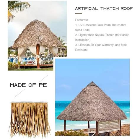 Pceewtyt Straw Roof Thatch Palm Thatch Rolls 19 in W India | Ubuy