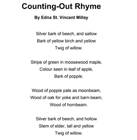 Poem in Your Pocket: Counting Out Rhyme | Frank Hudson