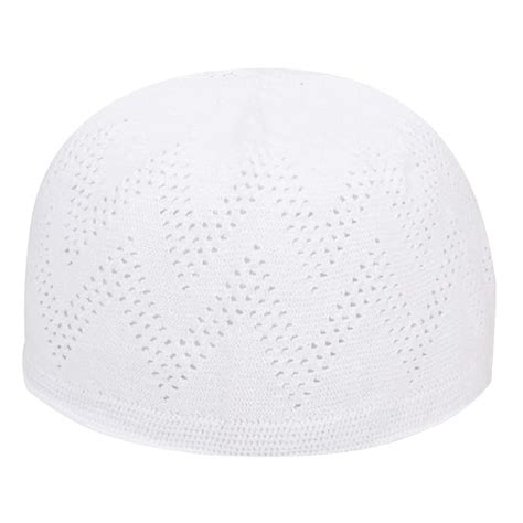 Buy White Namaz Cap {Namaz Ki Topi} Fully Portable 100% Soft at Amazon.in