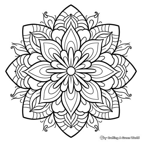 Easy Flower Coloring Pages - Free & Printable!