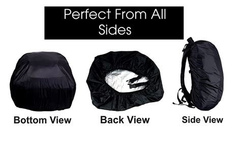PHILLIN Backpack with Rain Cover | Dustproof Rain Cover for Bag ...