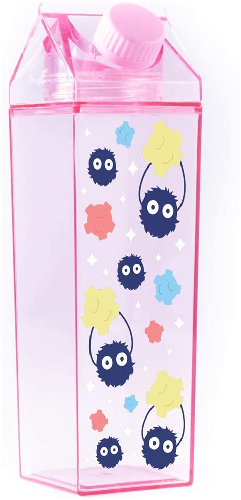 TeesAndTankYou Soot Sprites Milk Carton Water Bottle India | Ubuy