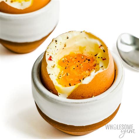 Soft Boiled Eggs (Perfect Every Time!) - Wholesome Yum