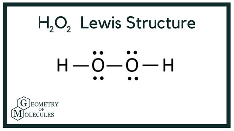 Image result for H2O2 Diagram Lewis
