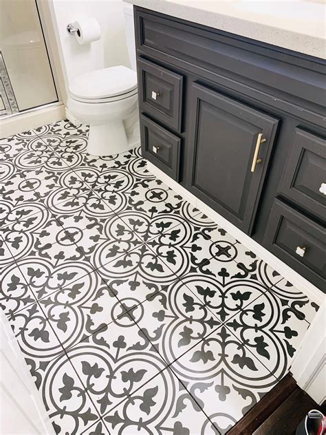 Black White Tile Bathroom Floor – Flooring Tips