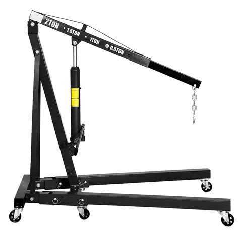 Buy Goplus 2 Ton Folding Engine Hoist Cherry Picker Shop Crane Hoist ...