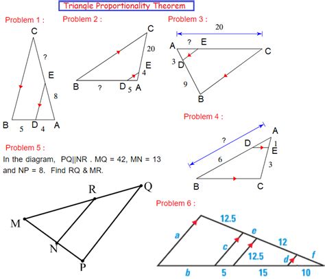 Image result for Triangle Proportionality Theorem Examples