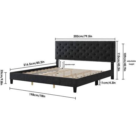 King Size Bed Frame Dimensions