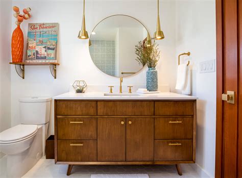 Mid Century Modern Bathroom Cabinetry Bathroom Design Inspired By Mid