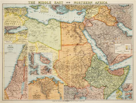 Africa And Middle East Map Peoples Of The Middle East And North