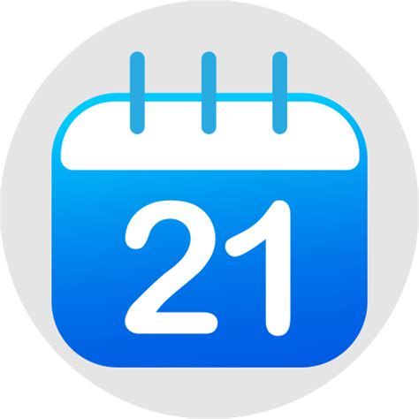 Twenty one - Free time and date icons