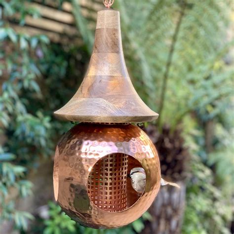 Copper Bird Feeder Ltzaf079 By London Garden Trading