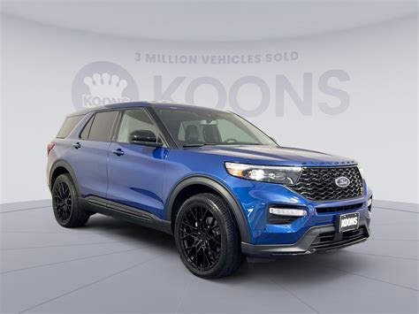 2022 Ford Explorer St 8337 Miles Atlas Blue Metallic - Used Ford Explorer for sale in Vienna ...