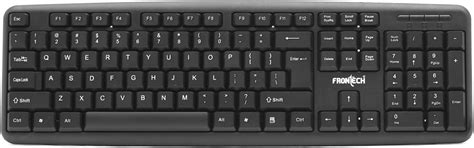 Amazon.in: Buy FRONTECH Wired Keyboard | Membrane Keys with Retractable ...