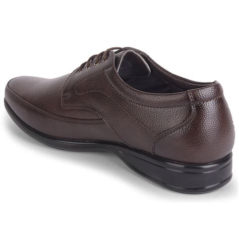 Buy Fortune Brown Lacing Formal Derby Shoes For Men HML-5E By Liberty