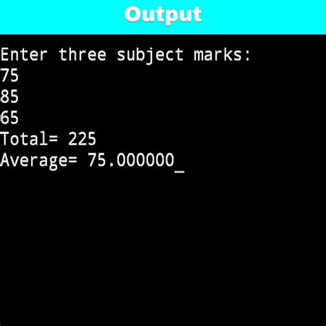 Codes for Averaging Two Integers Using C Programming 的图像结果