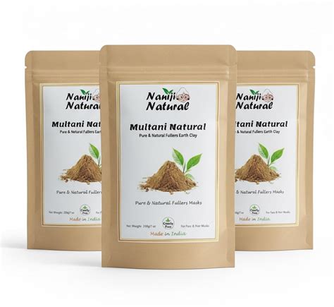 100% Natural Multani Mitti Powder || Pack of 3 – Naniji Natural