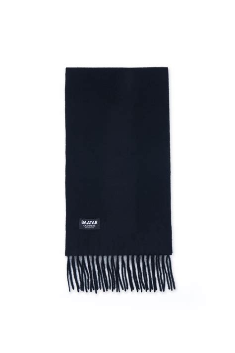 Black Mongolian Luxury Cashmere Scarf | Soft, Warm & Sustainable Style ...
