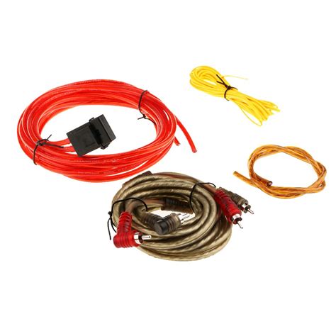 Rare Car Subwoofer Sub Amplifier AMP RCA Wiring Kit Power Cable 126 ...