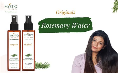 Mystiq Living Rosemary Water, Hair Spray for Regrowth| 100% Pure and ...