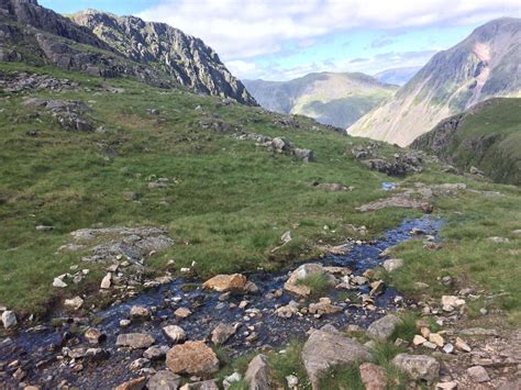 Walking up Scafell (the largest peak in England), was quite a challenge ...