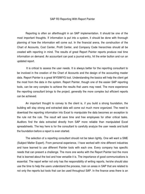 Image result for SAP Reporting Tutorial R3