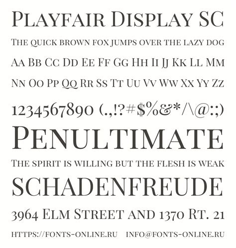 Playfair Display Font
