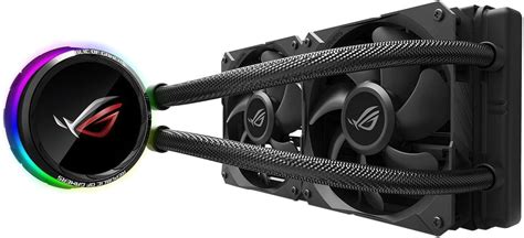 Asus ROG RYUO 240 RGB AIO Liquid CPU Cooler 240mm Radiator Dual 120mm 4 ...