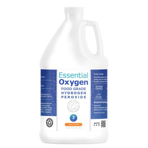 Food Grade Hydrogen Peroxide | 32 oz | ESSENTIAL OXYGEN | The Joy of Clean