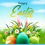 Image result for Easter Bunny and Eggs Cartoon
